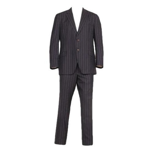 Pre-owned Paul Smith Wool Suit In Navy