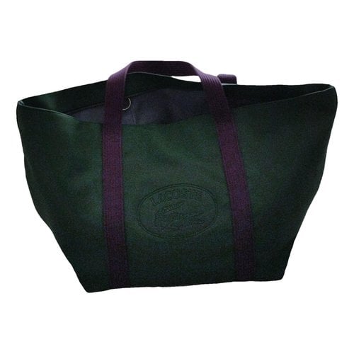 Pre-owned Lacoste Handbag In Green