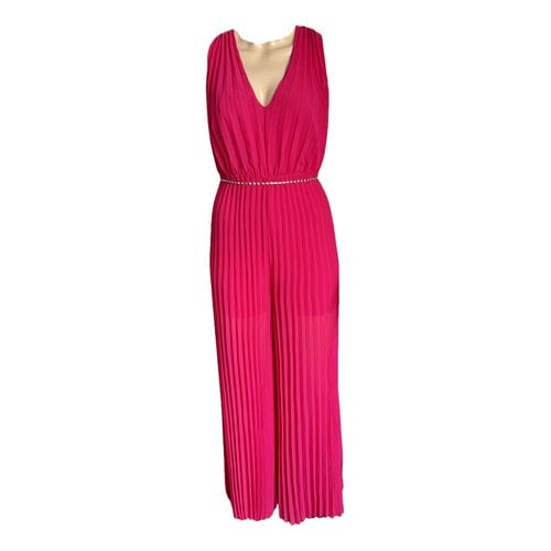 Pre-owned Guess Jumpsuit In Pink