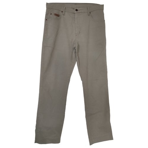 Pre-owned Wrangler Trousers In Beige