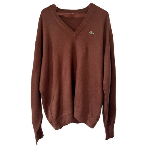 Pre-owned Lacoste Pull In Brown