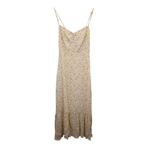 Pre-owned Reformation Mid-length Dress In Yellow