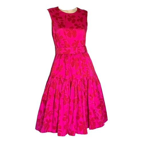 Pre-owned Carolina Herrera Mid-length Dress In Pink