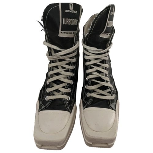 Pre-owned Rick Owens Drkshdw Lace Ups In Black