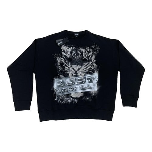 Pre-owned Just Cavalli Sweatshirt In Black