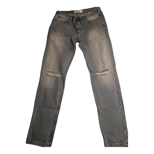 Pre-owned Soulland Straight Jeans In Blue