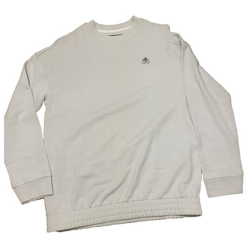 Pre-owned Moose Knuckles Sweatshirt In White