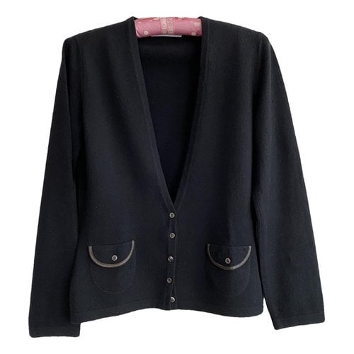 Pre-owned Fabiana Filippi Wool Vest In Black