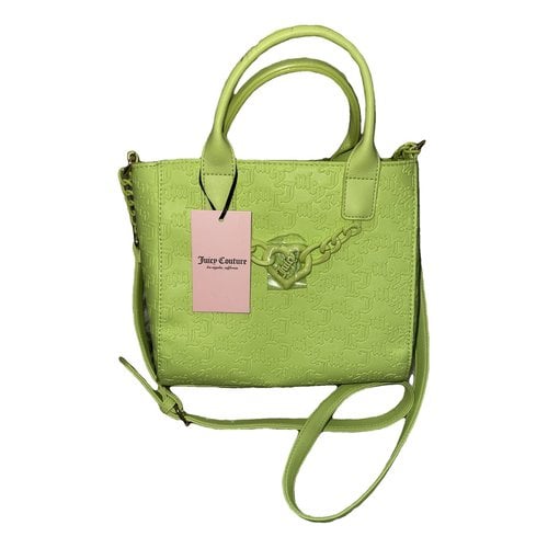 Pre-owned Juicy Couture Leather Tote In Green