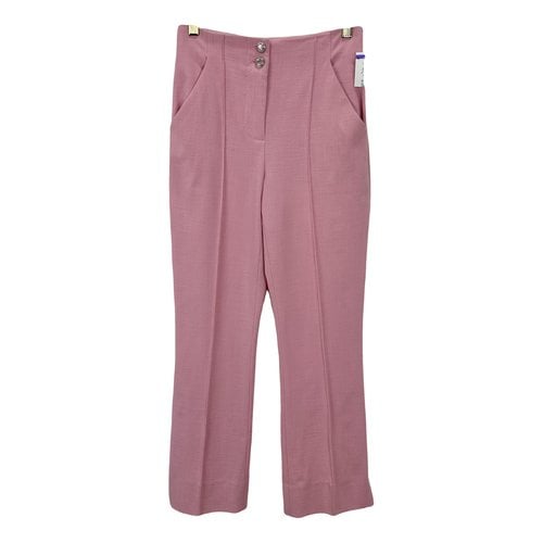 Pre-owned Veronica Beard Trousers In Pink
