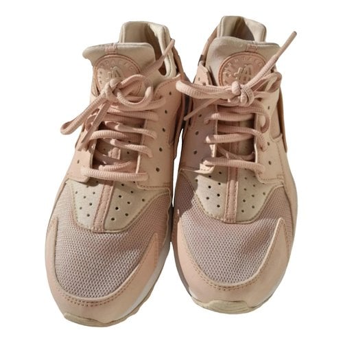 Pre-owned Nike Patent Leather Trainers In Pink