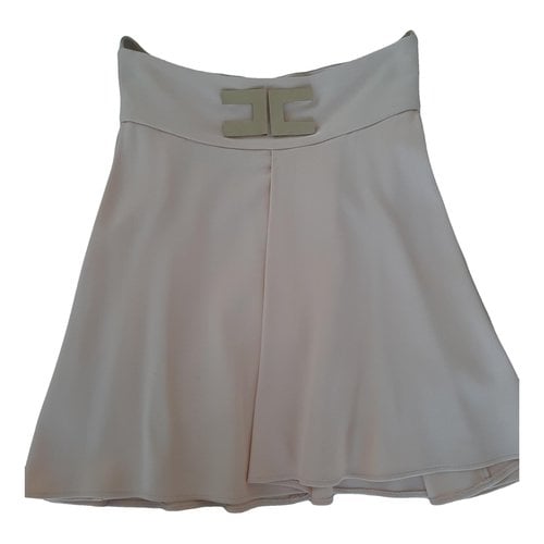 Pre-owned Elisabetta Franchi Mini Skirt In Pink