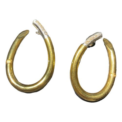 Pre-owned Recarlo Yellow Gold Earrings