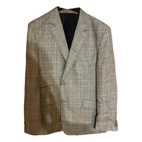 Pre-owned Bogner Linen Jacket In Grey