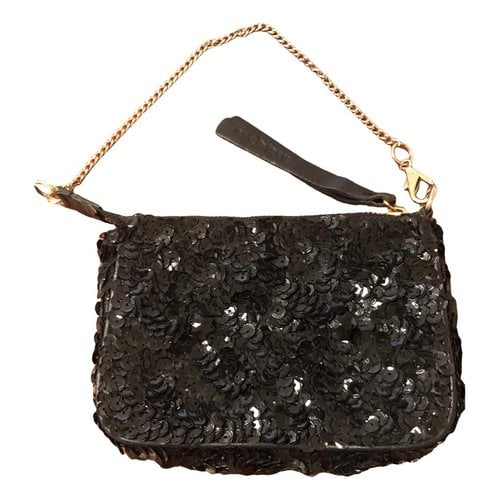 Pre-owned Maliparmi Glitter Clutch Bag In Black