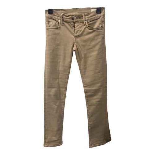 Pre-owned Mauro Grifoni Large Pants In Beige