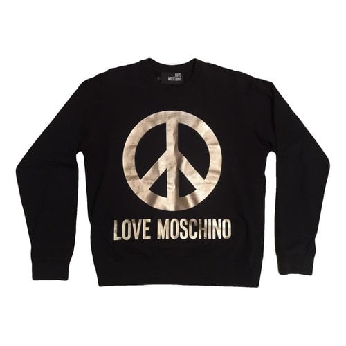 Pre-owned Moschino Love Sweatshirt In Black