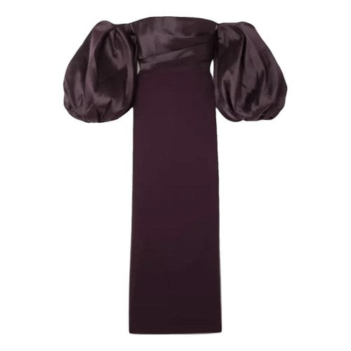 Pre-owned Solace London Maxi Dress In Purple
