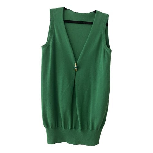 Pre-owned Gucci Cashmere Vest In Green