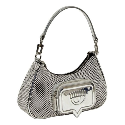 Pre-owned Chiara Ferragni Handbag In Silver