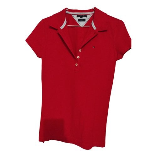Pre-owned Tommy Hilfiger Polo In Red