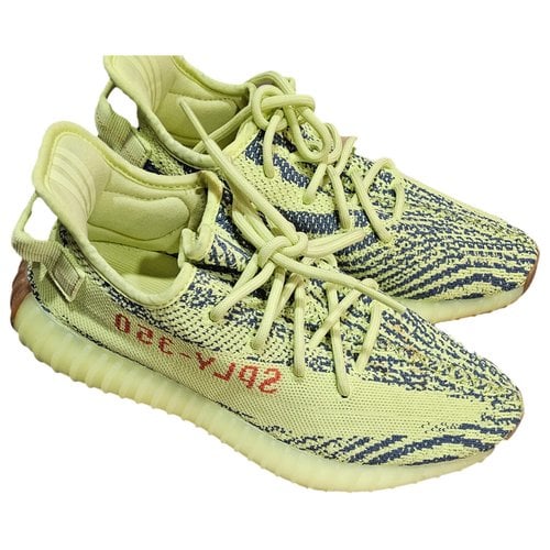 Pre-owned Yeezy Cloth Low Trainers In Yellow