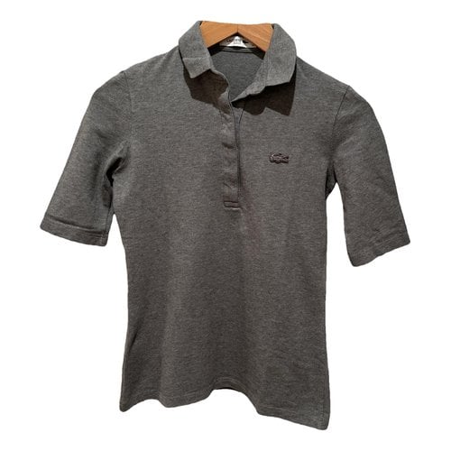 Pre-owned Lacoste Polo In Grey