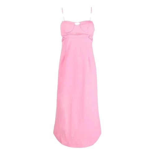 Pre-owned Jonathan Simkhai Mid-length Dress In Pink