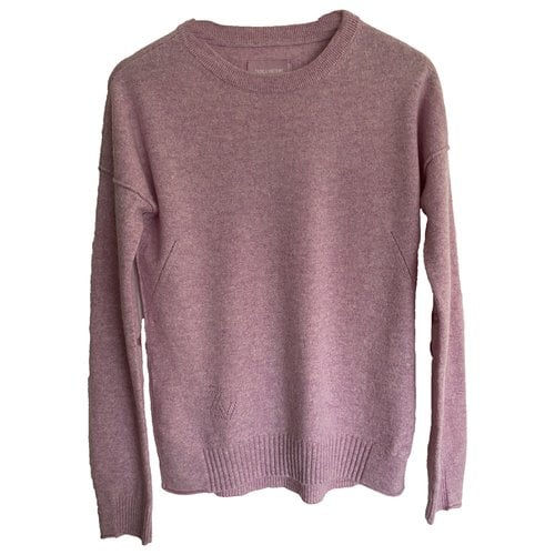Pre-owned Zadig & Voltaire Cashmere Jumper In Purple