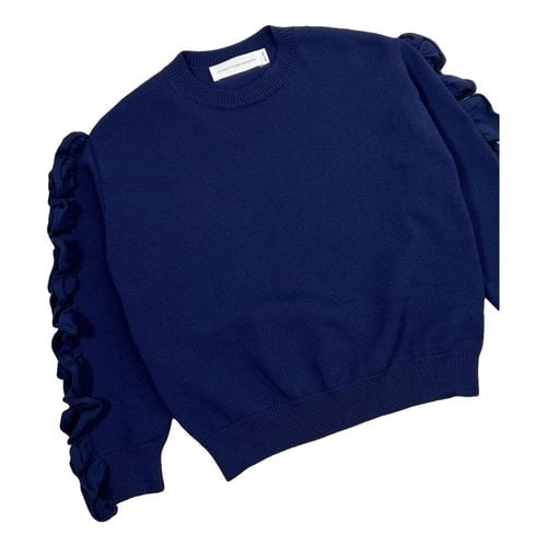 Pre-owned Victoria Beckham Jumper In Navy