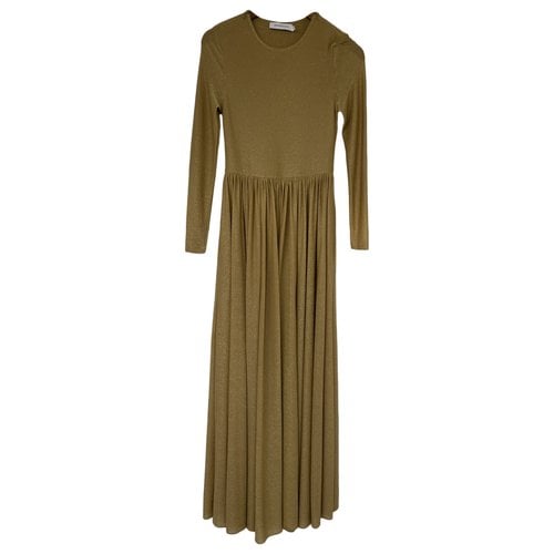 Pre-owned Zimmermann Maxi Dress In Gold