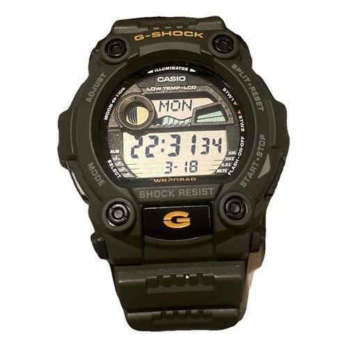Pre-owned G-shock Watch In Green