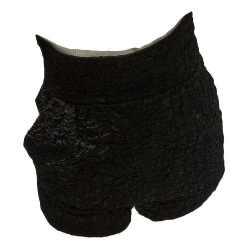 Pre-owned Saint Laurent Silk Short Pants In Black