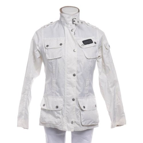 Pre-owned Barbour Jacket In White