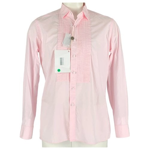 Pre-owned Tagliatore Shirt In Pink
