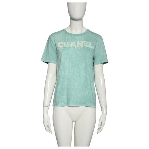Pre-owned Chanel T-shirt In Blue