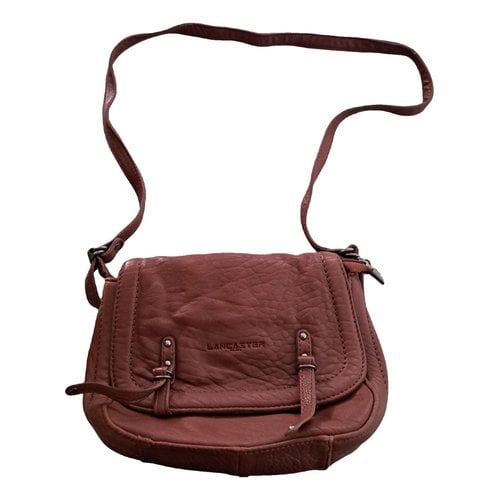 Pre-owned Lancaster Leather Crossbody Bag In Brown