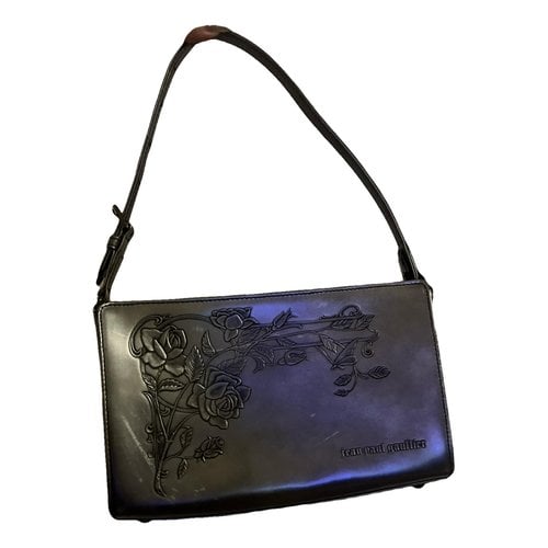 Pre-owned Jean Paul Gaultier Leather Handbag In Silver