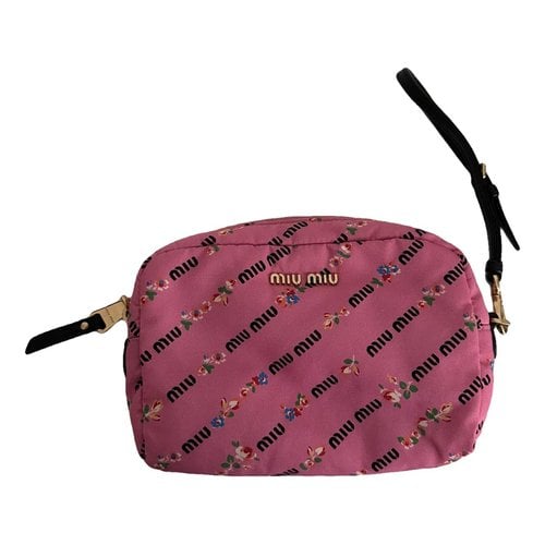 Pre-owned Miu Miu Clutch Bag In Pink