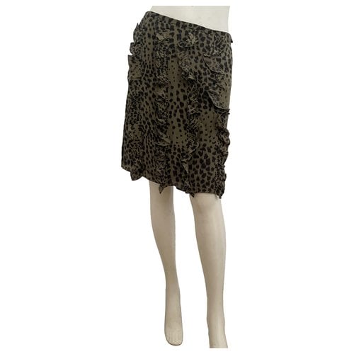 Pre-owned Chloé Mid-length Skirt In Khaki