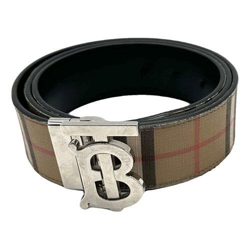 Pre-owned Burberry Leather Belt In Other