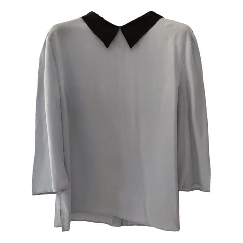 Pre-owned Prada Silk Shirt In Grey