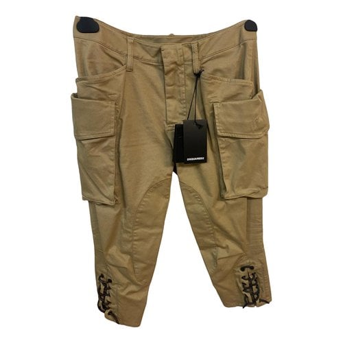 Pre-owned Dsquared2 Short Pants In Beige