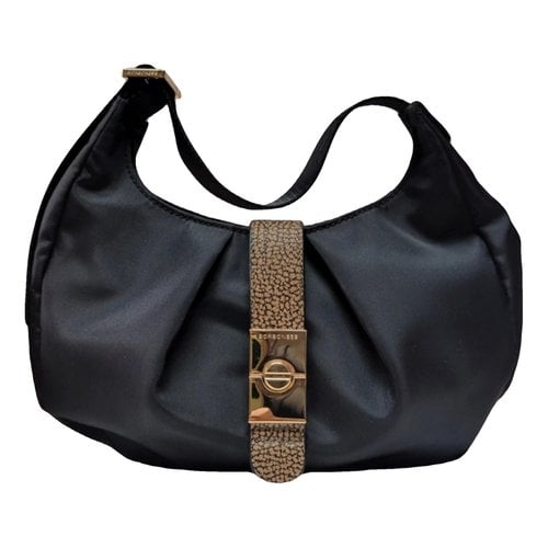 Pre-owned Borbonese Handbag In Black