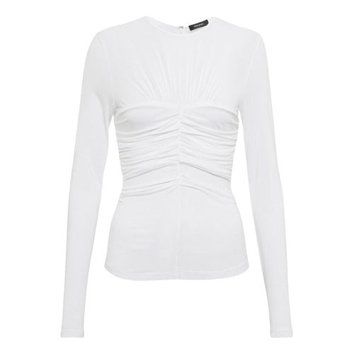 Pre-owned Isabel Marant Jersey Top In White