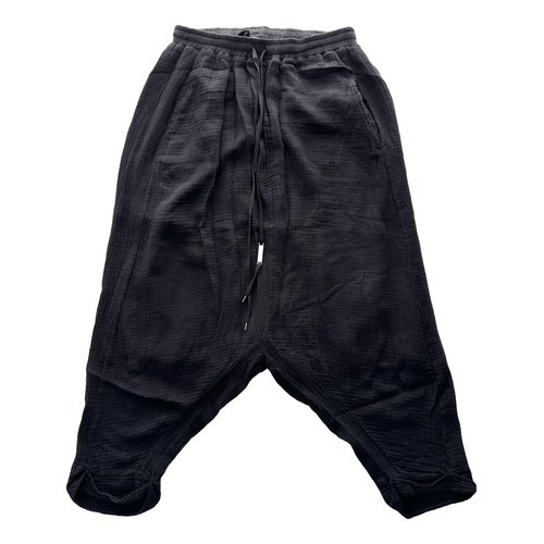 Pre-owned Army Of Me Trousers In Black