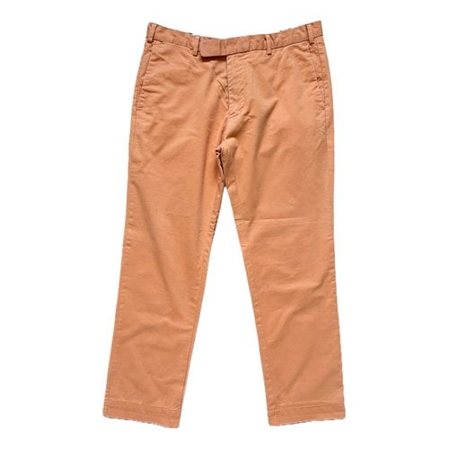 Pre-owned Polo Ralph Lauren Trousers In Orange