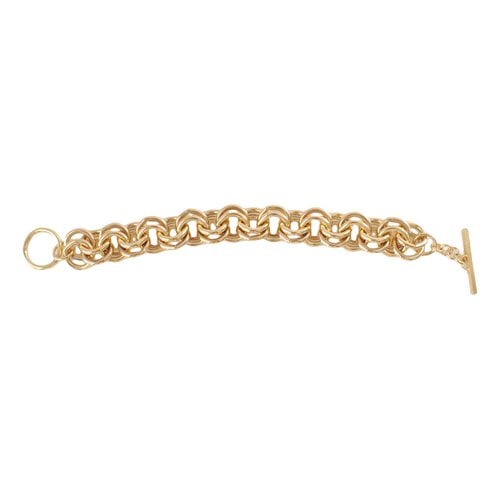 Pre-owned Saint Laurent Monogramme Bracelet In Gold