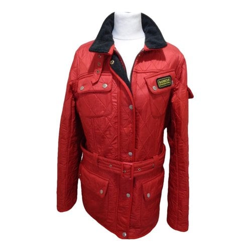 Pre-owned Barbour Jacket In Red