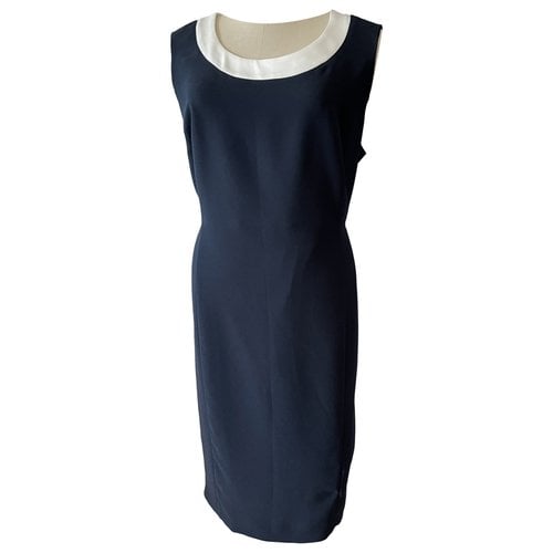 Pre-owned Marina Rinaldi Mid-length Dress In Blue